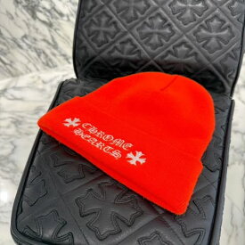 CHROME HEARTS WATCH CAP Size ONE SIZE（23cm）クロムハーツ ワッチキャップ ロゴビーニー ニットキャップ ニット帽 刺繍 オレンジ サイズONE SIZE（23cm）【250912】【新古品】
