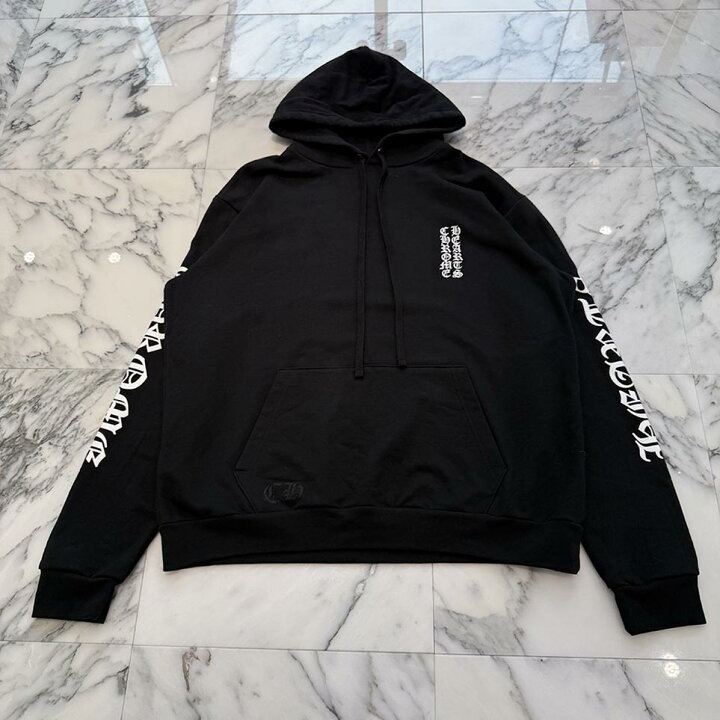 楽天市場】CHROME HEARTS Vertical Logo Pullover Hoodie Size XL 
