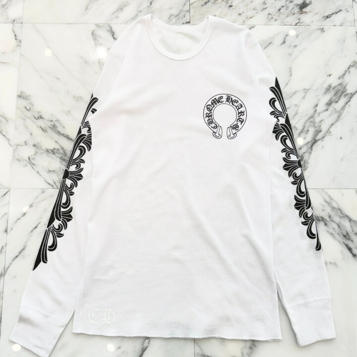 クロムハーツ サーマル ロンT ホワイト S Chrome Hearts - クロム 