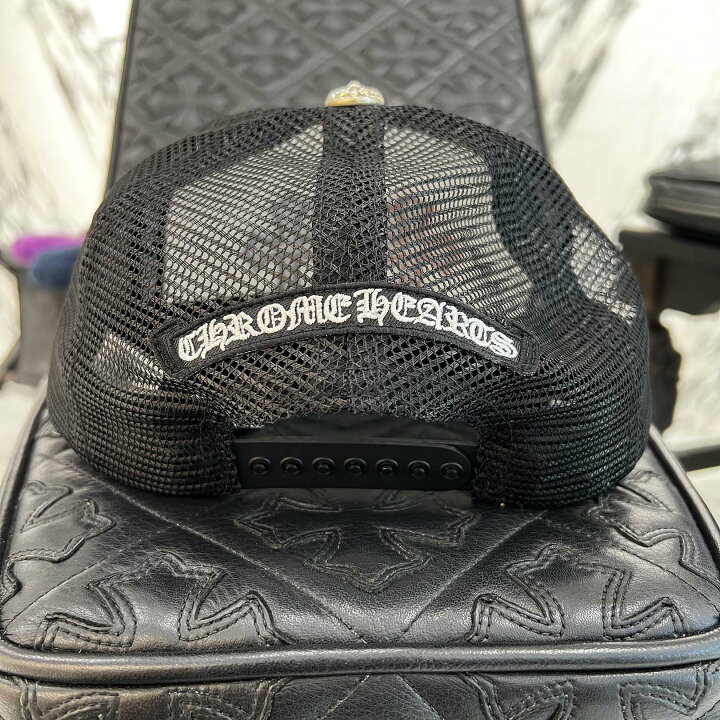 楽天市場】CHROME HEARTS Tricolor Triple Cross Patch Trucker Cap 