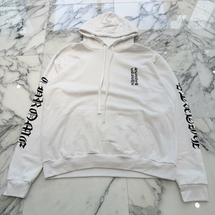 楽天市場】CHROME HEARTS Vertical Logo Pullover Hoodie Size XL 
