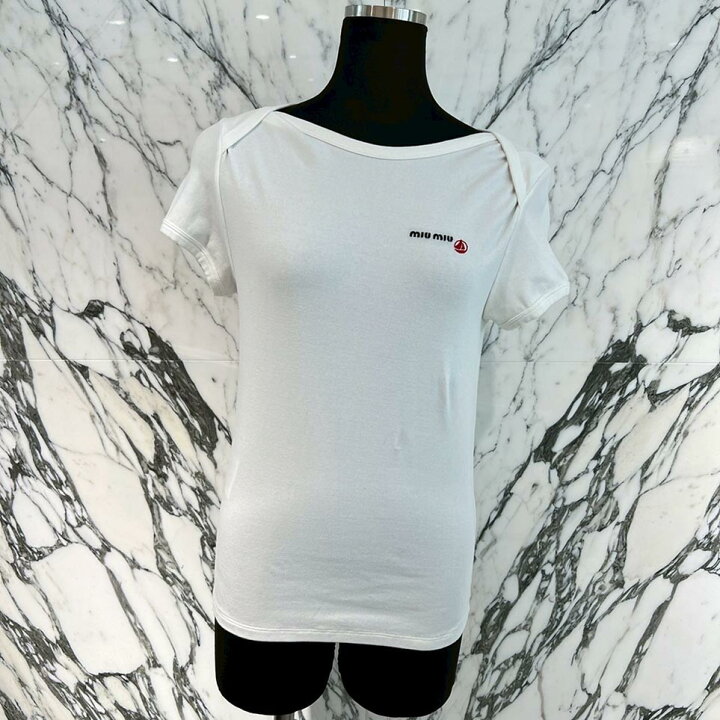 楽天市場】MIU MIU × PETIT BATEAU 2025SS Stretch Jersey Logo 