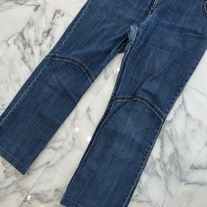 楽天市場】CHANEL COCO Button Denim Tapered Pants P31992V22199 Size  
