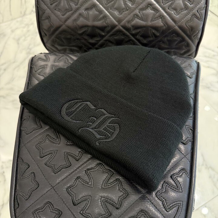 楽天市場】CHROME HEARTS CH Logo Embroidery Beanie Size ONE SIZE