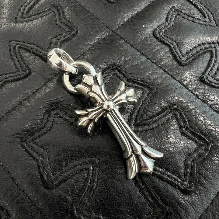 楽天市場】CHROME HEARTS Double CH Cross Small Pendant Top With 