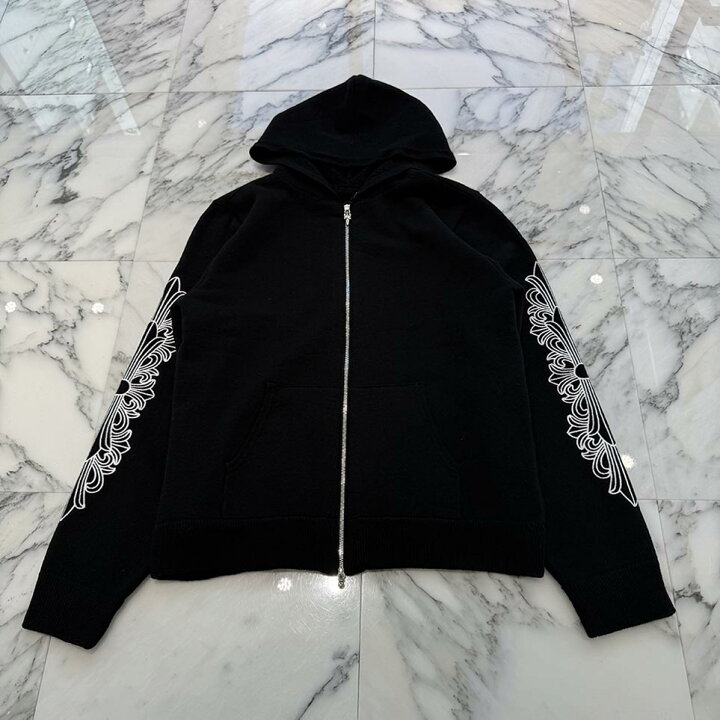 楽天市場】CHROME HEARTS Y NOT Floral Cross Embroidery Cashmere