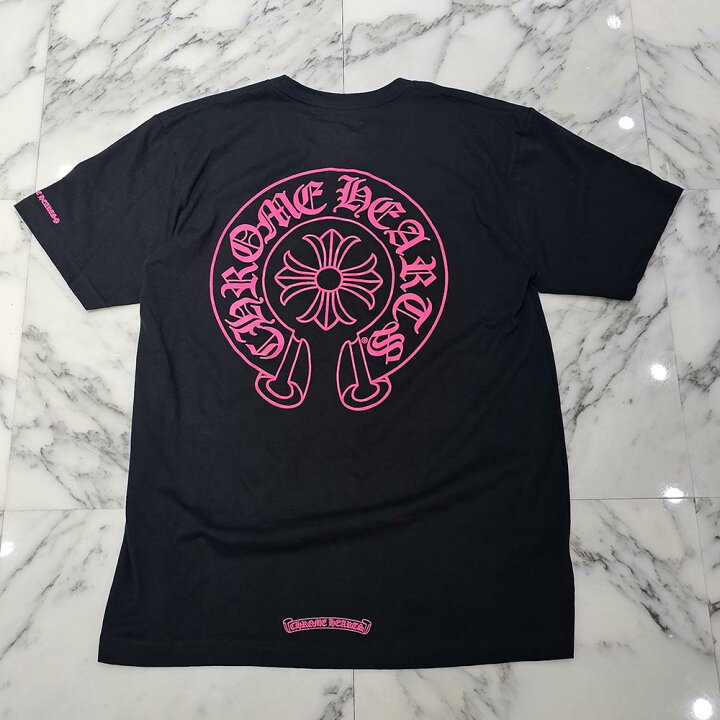 楽天市場】CHROME HEARTS 2025AW Pink Horseshoe Tee Size L クロム 