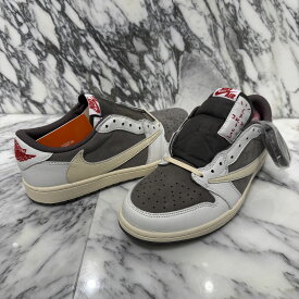 NIKE × Travis Scott 2022AW Air Jordan 1 Low OG SP "Reverse Mocha/Sail and Ridgerock" DM7866-162 Size US10.5（28.5cm） ナイキ×トラヴィススコット エアジョーダン1 ロー OG SP "リバース モカ/セイル アンド リッジロック" サイズUS10.5（28.5cm）【新古品】