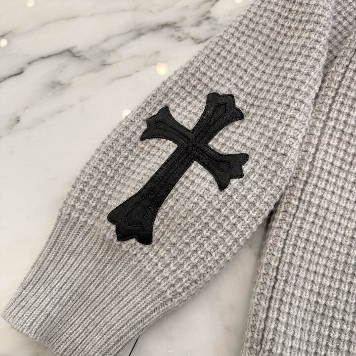 楽天市場】CHROME HEARTS Y NOT Arm Leather Cross Patch Cashmere 