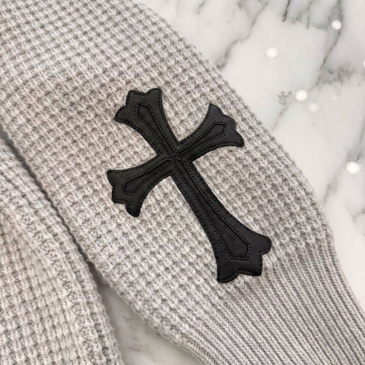 楽天市場】CHROME HEARTS Y NOT Arm Leather Cross Patch Cashmere 