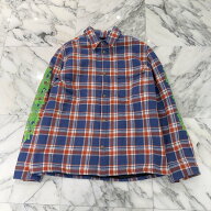 CHROME HEARTS YNOT WORK'N PADDED FLANNEL CHECK SHIRT JACKET Size XL クロムハーツ ワイノット ワーキ…