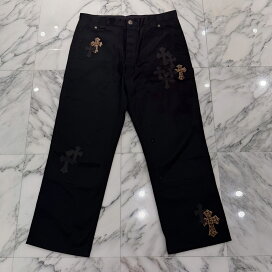 楽天市場】CHROME HEARTS Carpenter Cross Ball Button Denim Pants 