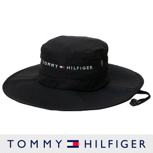 トミーヒルフィガー ゴルフ キャップ ハット HAT アドベンチャーネックガード付 (THMB3F11-10 ) 10ブラック 【TOMMY HILFIGER GOLF】