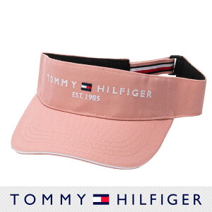 トミーヒルフィガー ゴルフ バイザー ロゴ サンバイザー TH LOGO (THMB3F52-45 ) 45コーラルピンク 【TOMMY HILFIGER GOLF】