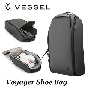 �x�[�� VESSEL �V���[�Y�P�[�X �V���[�Y�o�b�O Voyager Shoe Bag 3106220 PEBBLED GREY�i�y�u���O���[�j ��26L