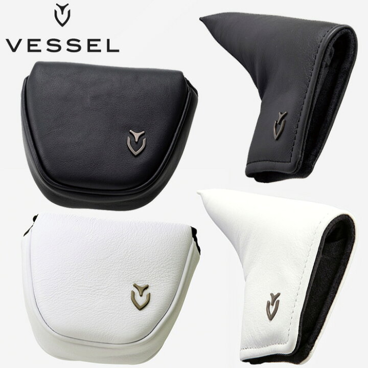 楽天市場】ベゼル VESSEL パターカバー 本革製 ブレード マレット ピン