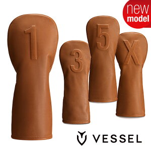 �x�[�� VESSEL �w�b�h�J�o�[ �V�F SMOOTH BROWN �{�v�� HC1123 VESSEL LUX HEADCOVER �X���[�X�u���E��
