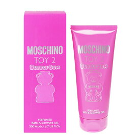 MOSCHINO トイ2 バブルガム バス＆シャワージェル 200ml 【あす楽 送料込み(沖縄・離島を除く)】【フレグランス ギフト プレゼント 誕生日 入浴料・シャワージェル】【TOY 2 BUBBLE GUM PERFUMED BATH ＆ SHOWER GEL】