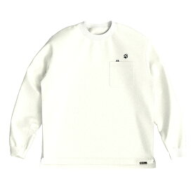 ジャックウルフスキン JACK WOLFSKIN JP ポー イン ポケット LS Tシャツ(メンズ) [サイズ：XL] [カラー：オフホワイト] #5030821-5055 2023SS【あす楽 送料無料】【スポーツ・アウトドア アウトドア ウェア】【JP PAW IN POCKET LS T OFF-WHITE】