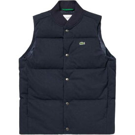 ラコステ LACOSTE ピケダウンベスト(メンズ) [サイズ：M(050)] [カラー：ネイビーブルー] #BH101LJ-99-166 【あす楽 送料無料】【スポーツ・アウトドア アウトドア ウェア】