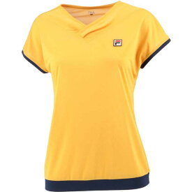 フィラ FILA ゲームシャツ(レディース) [サイズ：M] [カラー：イエロー2] #VL2654-18A 【送料無料】【スポーツ・アウトドア テニス レディースウェア】