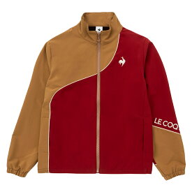 ルコックスポルティフ LE COQ SPORTIF 【池田エライザ着用】ヒートナビクロス スタンドジャケット (レディース) [カラー：レッドブラウン] [サイズ：M] #QMWWJF21-RDBW 2023FW【あす楽 送料無料】【スポーツ・アウトドア スポーツウェア・アクセサリー ジャージ】