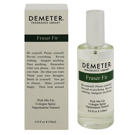 ディメーター 香水 DEMETER フレイザー ファー EDC・SP 120ml 【あす楽 送料込み(沖縄・離島を除く)】【フレグランス ギフト プレゼント 誕生日 ユニセックス・男女共用】【クラシックラベル FRASER FIR COLOGNE SPRAY】