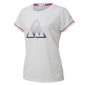 ルコックスポルティフ LE COQ SPORTIF 半袖シャツ(レディース) [サイズ：M] [カラー：ホワイト] #QTWQJA10-WHT 【送料無料】【スポーツ・アウトドア その他雑貨 】