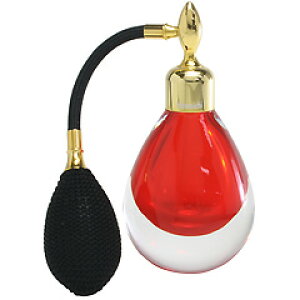 香水 HIROMICHI ATOMIZER バルブ アトマイザー ハンドワーク 茄子形 内色工芸壜 10003 ルビー (価格改定前商品) 【フレグランス ギフト プレゼント 誕生日 アトマイザー】【バルブ アトマイザ ハン