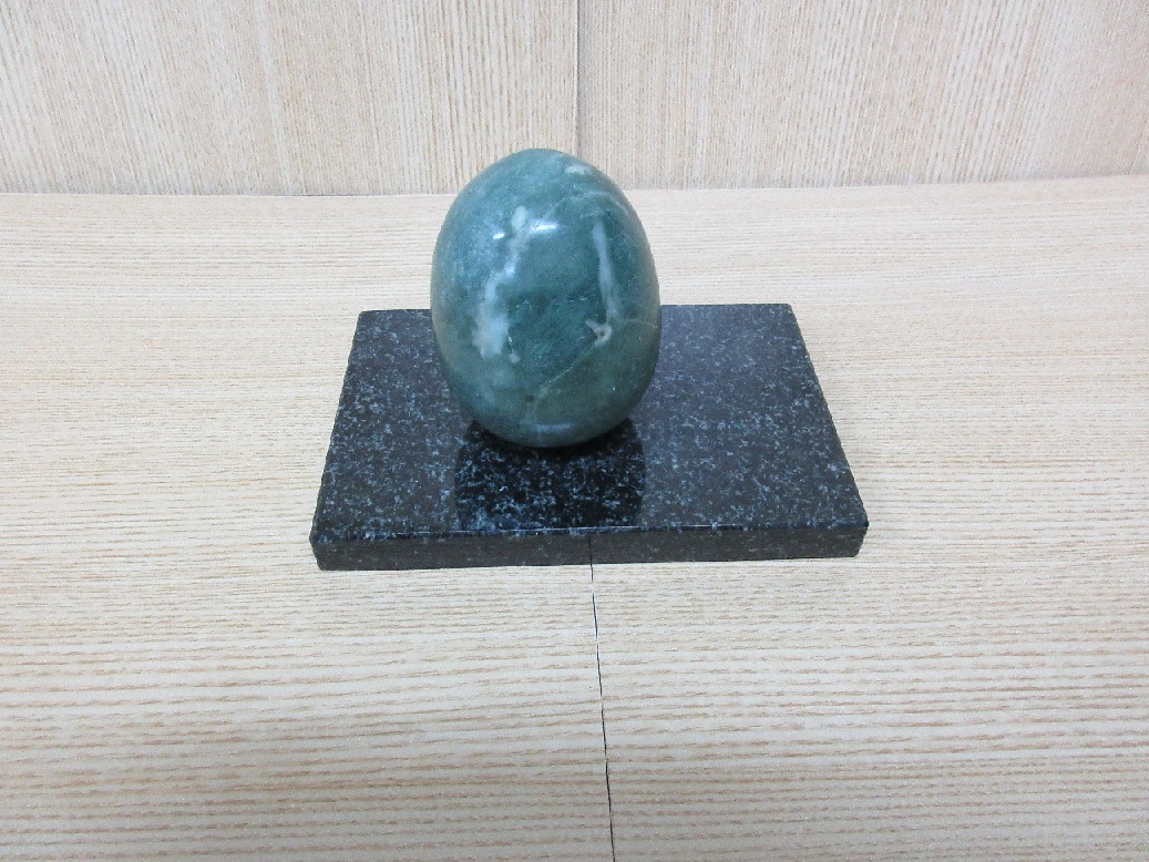 楽天市場株式会社 メモリアル石材 石のオブジェ大理石石の置物 丸
