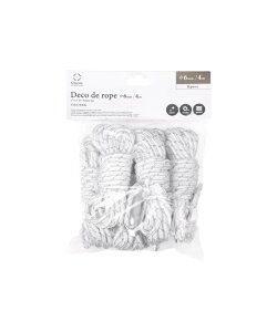 S'more(�X���A) Deco de rope �K�C���[�v 4mm ���[�v ����4m �ω׏d300kg ��v ���݋��� ���� ���ˍ� �K�C�h���[�v �f�R�f���[�v