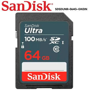 ysAiz64GB SDXCJ[h SanDisk TfBXN Ultra SDJ[h CLASS10 UHS-I 100MB/s SDSDUNR-064G-GN3IN tHD^Ή