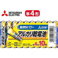 単4電池 三菱電機 単4形アルカリ乾電池 10本パック 防災用電池 アルカリ単4 LR03N/10S 水銀0使用 長持ち…