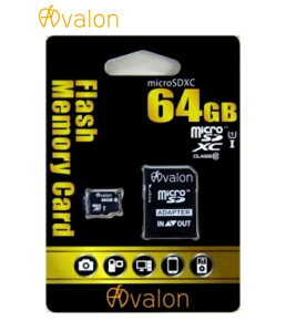 64GB microSDXCJ[h RITEK 64GB Class10 UHS-1 }CNsdJ[h SDA_v^[t AMSDXC-064GCL10 Avalon A@