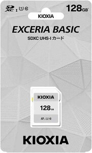 128GB LINVA SDXCJ[h 128GB Class10 UHS-IΉSDXCJ[hq[Y KCA-SD128GS { EXCERIA BASIC W掿^ KIOXIA