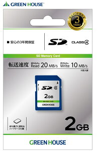 O[nEX SDJ[h 2GB SD[J[h 2GB Class4Ή sdJ[h GH-SDC-D2G Md2GB SDSDHCSDXCSΉ