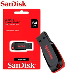 64GB TfBXN USB 64GB Sandisk Cruzer Blade LbvX USBtbV[ SDCZ50-064G-B35 N[U[OCh