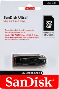 USB[ 32GB TfBXN XCh USB 130MB/s Flash Drive Ultra USB3.0Ή SDCZ48-032G-U46 SanDisk