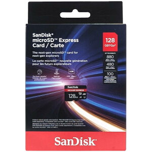 microSD Express 128GB microSDXC SD�G�N�X�v���X�J�[�h �T���f�B�X�N UHS-I U3 A1 R:880MB/s W:480MB/s SDSQXFN-128G-GN4NN SanDisk