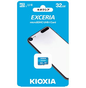 32GB microSDHC�J�[�h KIOXIA EXCERIA Class10 UHS-I�Ή� 100MB/s ����/�L�I�N�V�A �t��HD�Ή��J�[�h LMEX1L032GG4 �h��