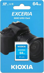 �L�I�N�V�A 64GB SDXC�J�[�h KIOXIA 64GB Class10 UHS-I�Ή� �L�I�N�V�A�������J�[�h 100MB/�b EXCERIA LNEX1L064GG4 ���{�� ����