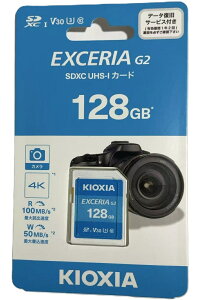 KIOXIA �L�I�N�V�A SDXC�J�[�h 128GB Class10 UHS-I �t��HD�^��Ή� SD�������J�[�h 100MB/s EXCERIA KSDU-B128GBK ���{�� �������K �A���B�e�E4K�^��Ή�SD�J�[�h �G�N�Z���A