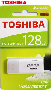 128GB USB������ TOSHIBA ���� USB2.0�Ή��t���b�V���������[ 128GB TransMemory U202 �L���b�v�t��USB�������[ �z���C�g THN-U202W1280E4 ���{��