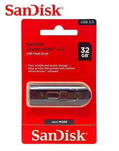 32GB USB�������[ SanDisk �t���b�V�������� ������USB3.0 �T���f�B�X�N Cruzer Glide 5Gbps SDCZ600-032G-G35 �X�^�C���b�V���ȃf�U�C��