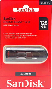 SanDisk USB�������[128GB Cruzer Glide �T���f�B�X�N USB3.0��2.0���Ή��t���b�V�������� SDCZ600-128G-G35 �X�^�C���b�V���ȃf�U�C��