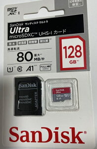 128GB microSDXC�J�[�h �T���f�B�X�N microSD������ 128GB SANDISK �E���g�� UHS-I A1�Ή� 80MB/s SDSQUAC-128G-JN3MA �t��HD�Ή�