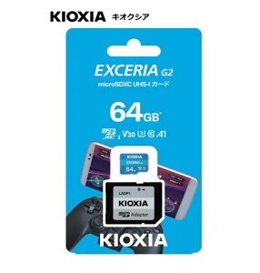 �L�I�N�V�A microSDXC�J�[�h64GB EXCERIA Class10 UHS-IU3 V30 A1�Ή� 100MB/s �A�_�v�^�[�t�� 4K�t��HD�^��Ή��J�[�h KMU-B064G