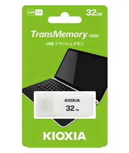 USB������ 32GB KIOXIA USB2.0�t���b�V�������� �L�I�N�V�A TransMemory U202 �L���b�v�� �z���C�g KUC-2A032GW 32GB ���{�� ���{��p�b�P�[�W