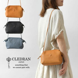 ポイント10倍 予約【CLEDRAN クレドラン】タンテ パース ショルダーバッグ / TANTE PURSE SHOULDER (CL3542)レディース かばん レザー 本革 牛革 正規品 肩掛け 斜め掛け 小さめ 黒 財布 サブバッグ 旅行 お出かけ プレゼント 30代 40代 50代 クリスマス