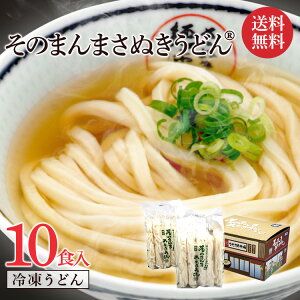 無添加 冷凍 讃岐うどん 10食 冷凍レンチン 電子レンジ 冷凍讃岐うどん さぬきうどん こんぴら茶屋 あっとん麺工房 香川 ギフト 贈り物 そのまんまさぬきうどん 楽天限定